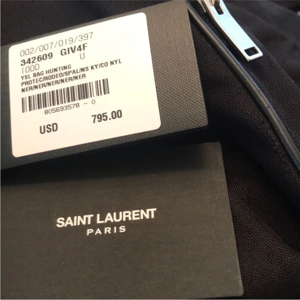 Saint Laurent Classic Black Backpack